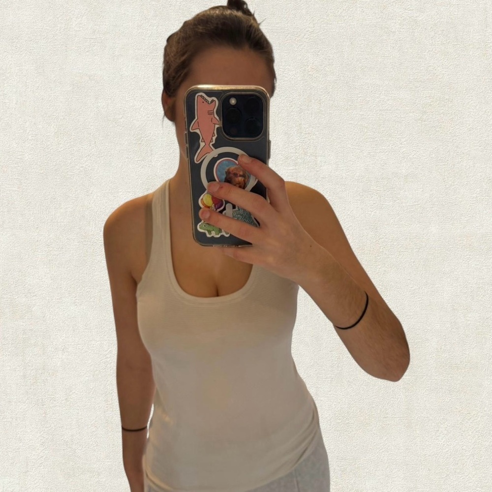 Cream Tank Top